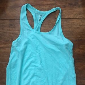 Under armor teal tank top